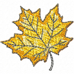 Leaves Embroidery Design 6